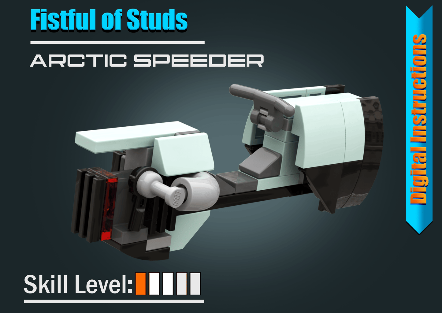 Arctic Speeder - DIGITAL INSTRUCTIONS ONLY (No Physical Kit, No Bricks Included)