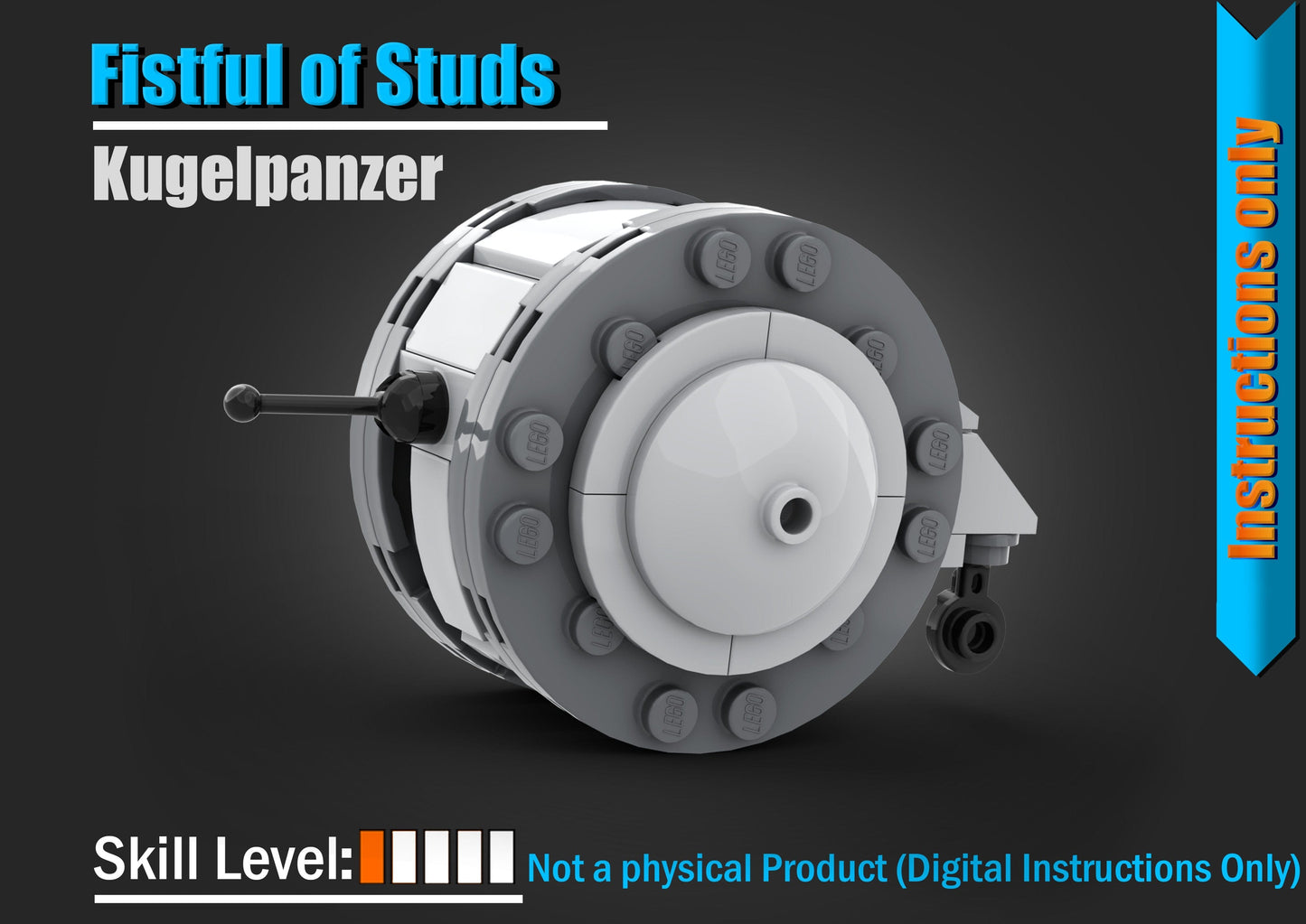 Kugelpanzer - DIGITAL INSTRUCTIONS ONLY (No Physical Kit, No Bricks Included)
