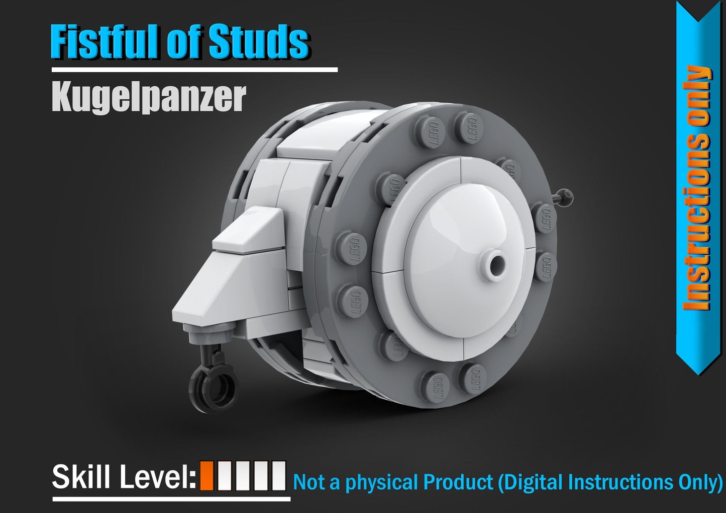 Kugelpanzer - DIGITAL INSTRUCTIONS ONLY (No Physical Kit, No Bricks Included)