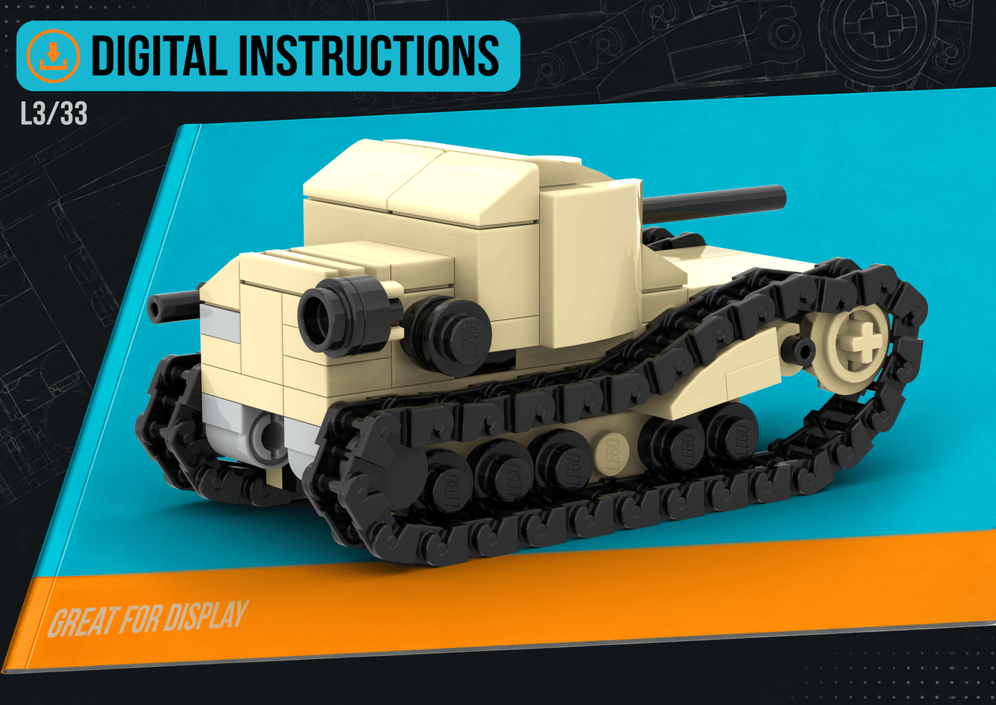 L3/33 - DIGITAL INSTRUCTIONS ONLY (No Physical Kit, No Bricks Included)