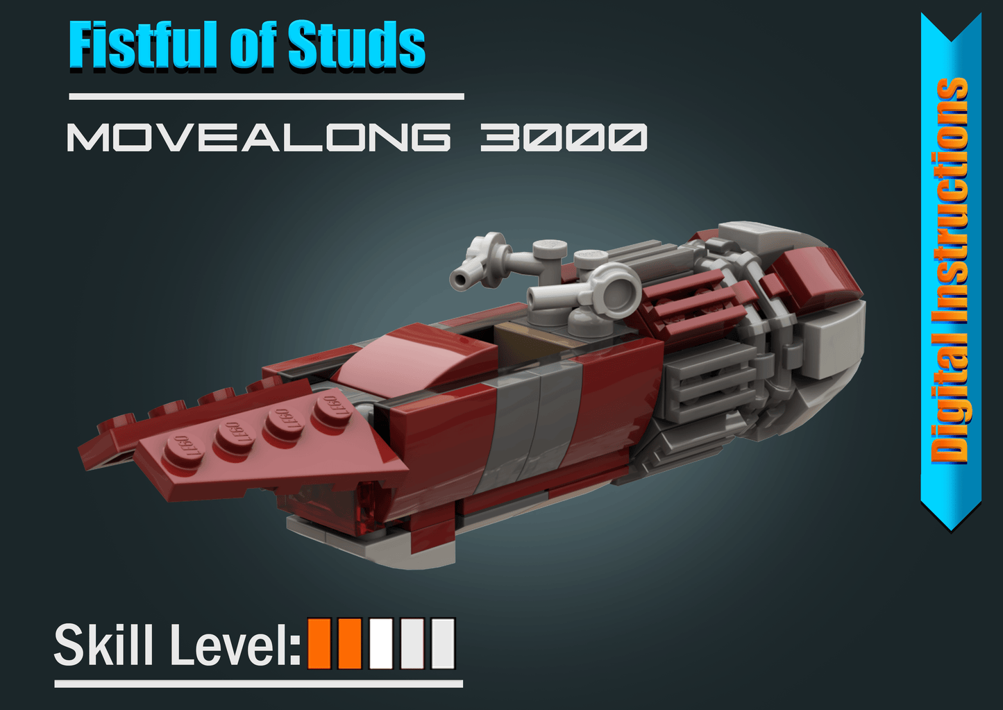 Movealong 3000 - DIGITAL INSTRUCTIONS ONLY (No Physical Kit, No Bricks Included)