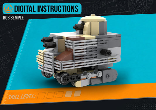 Bob Semple - DIGITAL INSTRUCTIONS ONLY (No Physical Kit, No Bricks Included)