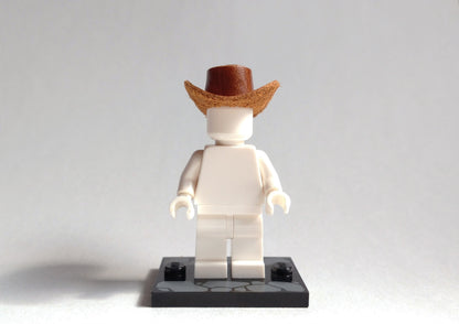 Leather Cowboy Hat - Wild West Accessory - Handmade