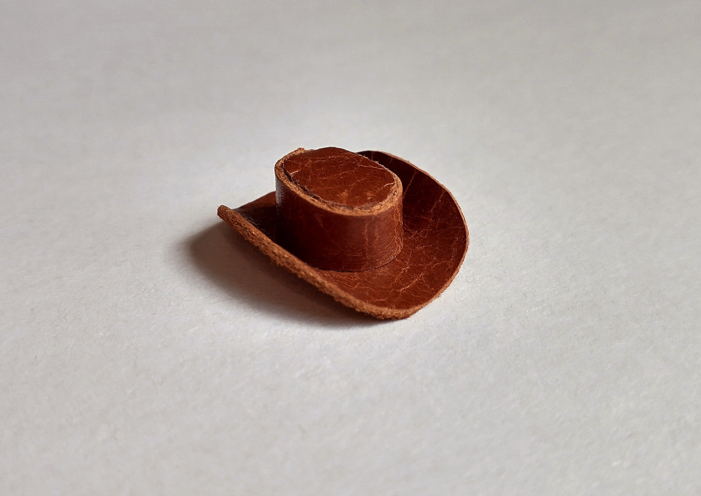 Leather Cowboy Hat - Wild West Accessory - Handmade