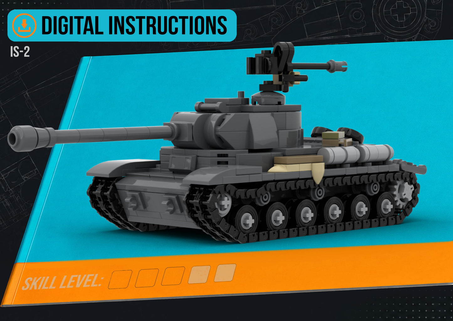 IS-2 - DIGITAL INSTRUCTIONS ONLY (No Physical Kit, No Bricks Included)