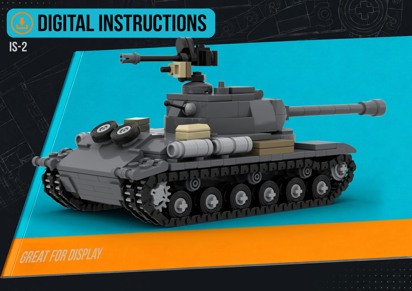 IS-2 - DIGITAL INSTRUCTIONS ONLY (No Physical Kit, No Bricks Included)