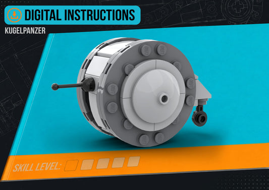 Kugelpanzer - DIGITAL INSTRUCTIONS ONLY (No Physical Kit, No Bricks Included)