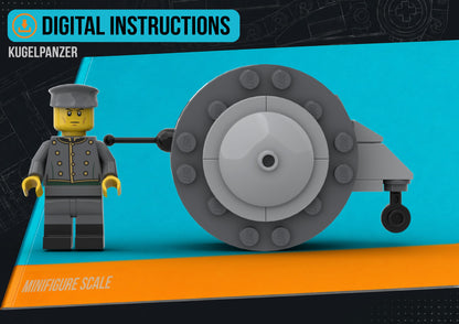 Kugelpanzer - DIGITAL INSTRUCTIONS ONLY (No Physical Kit, No Bricks Included)