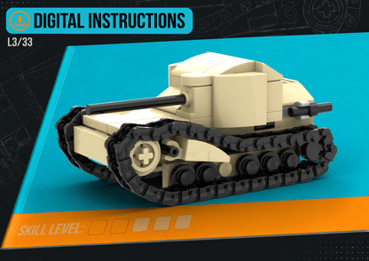 L3/33 - DIGITAL INSTRUCTIONS ONLY (No Physical Kit, No Bricks Included)