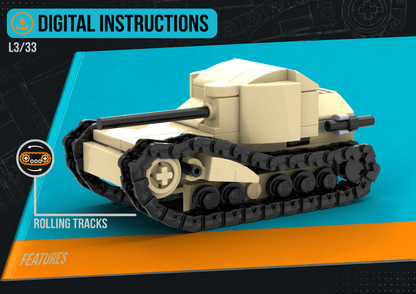 L3/33 - DIGITAL INSTRUCTIONS ONLY (No Physical Kit, No Bricks Included)