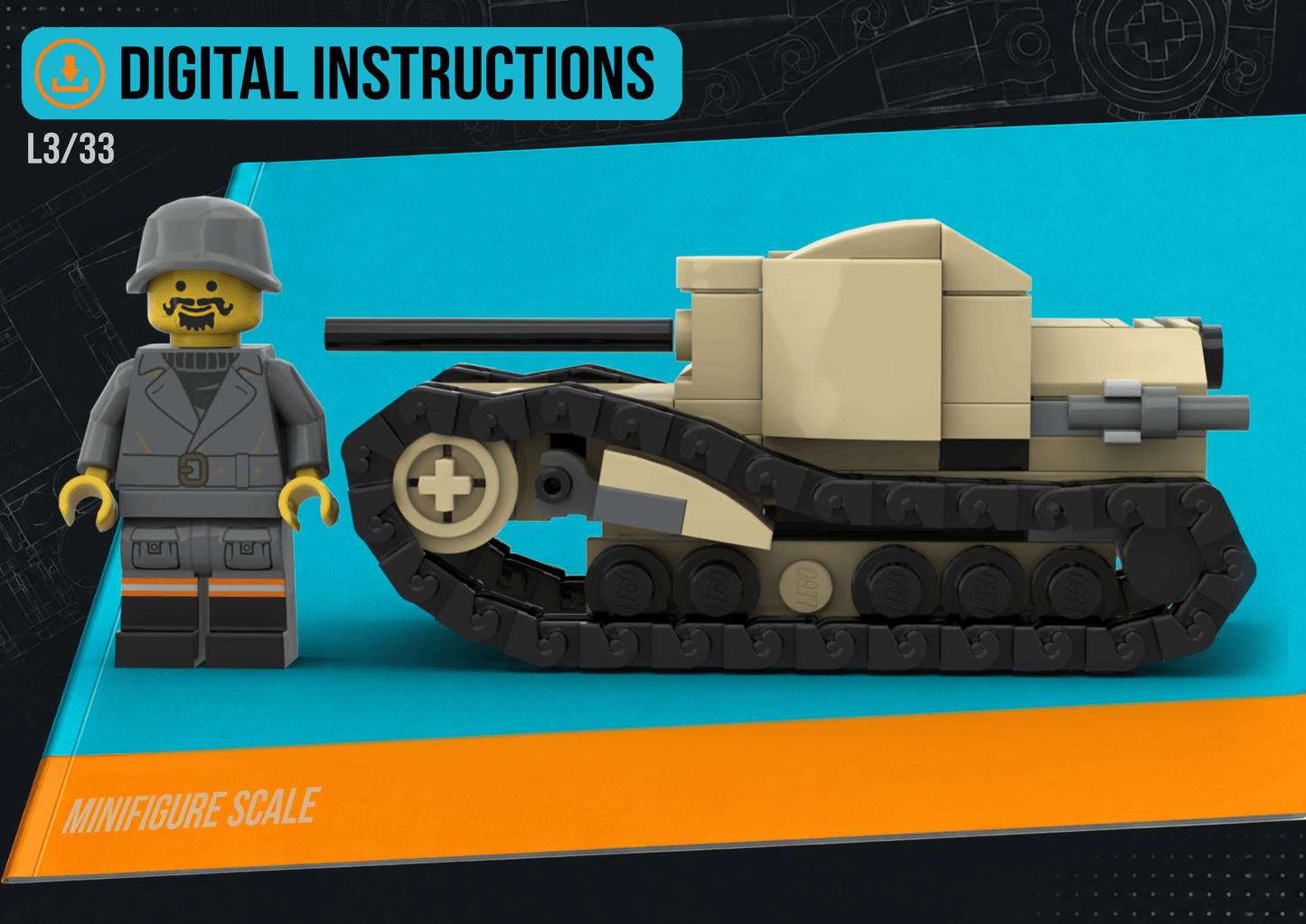L3/33 - DIGITAL INSTRUCTIONS ONLY (No Physical Kit, No Bricks Included)