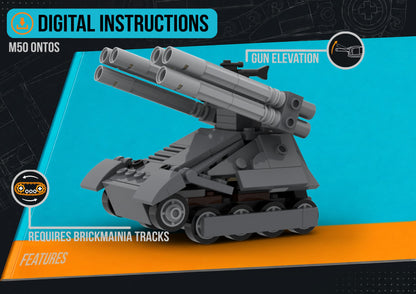 M50 Ontos - DIGITAL INSTRUCTIONS ONLY (No Physical Kit, No Bricks Included)