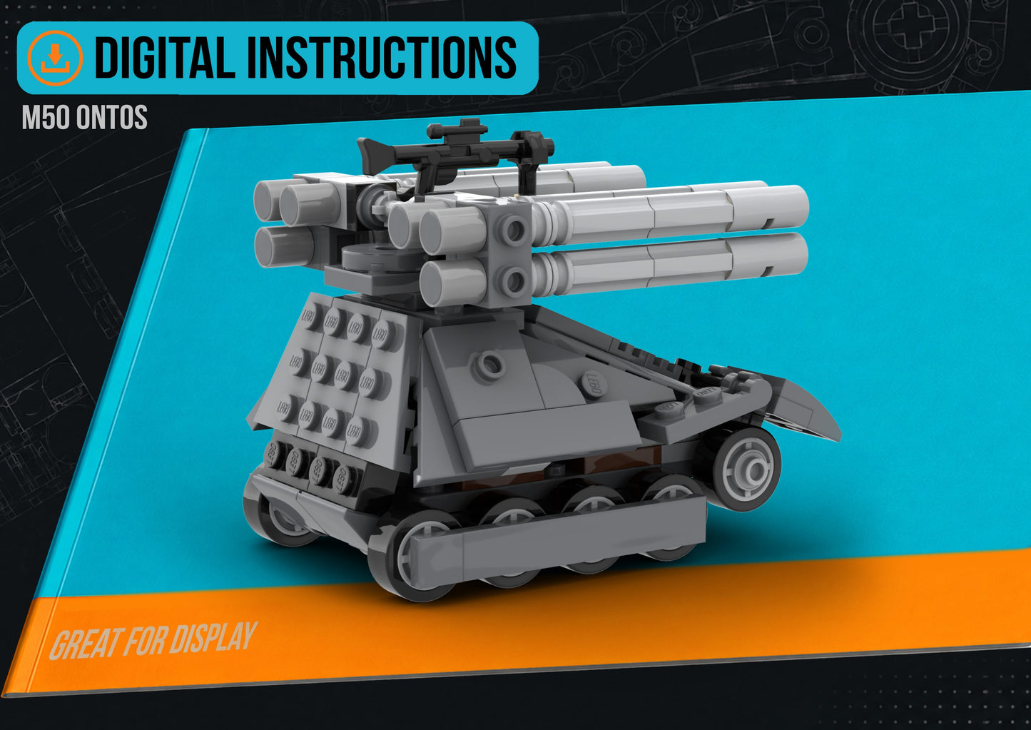 M50 Ontos - DIGITAL INSTRUCTIONS ONLY (No Physical Kit, No Bricks Included)