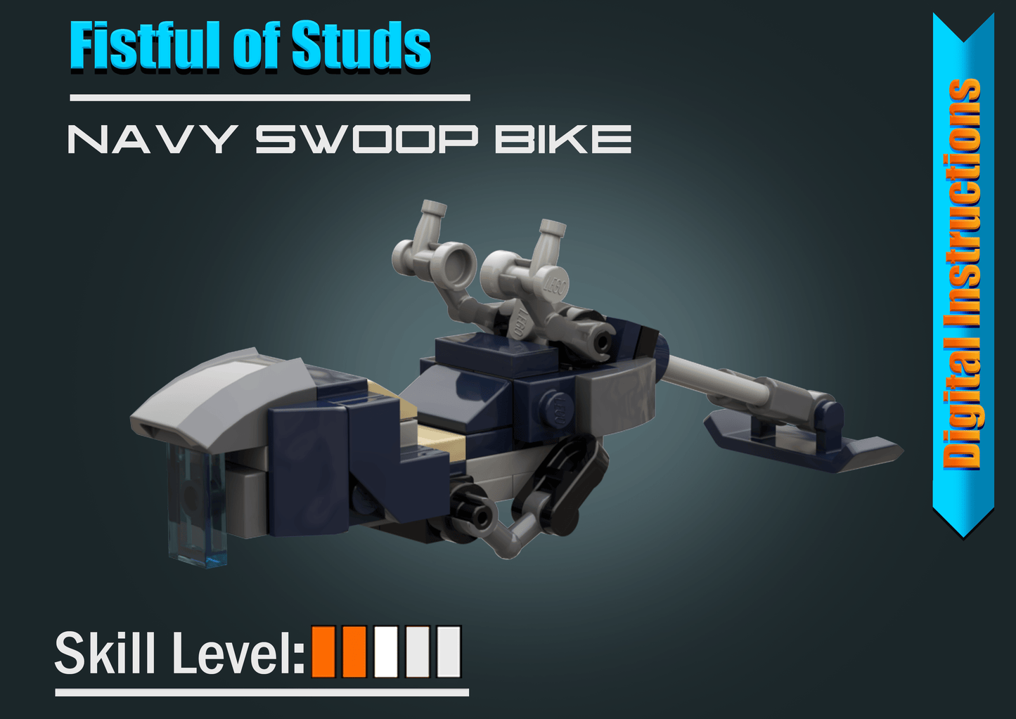 Navy Swoop Bike - Digital Instructions