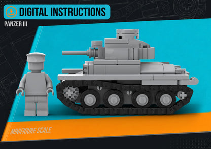 Sd.kfz.140 Panzer 38t - DIGITAL INSTRUCTIONS ONLY (No Physical Kit, No Bricks Included)