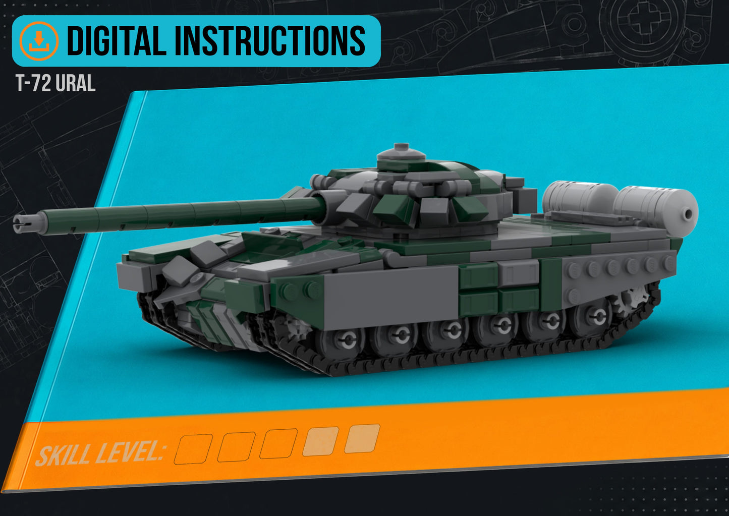 t-72B3 Ural - DIGITAL INSTRUCTIONS ONLY (No Physical Kit, No Bricks Included)