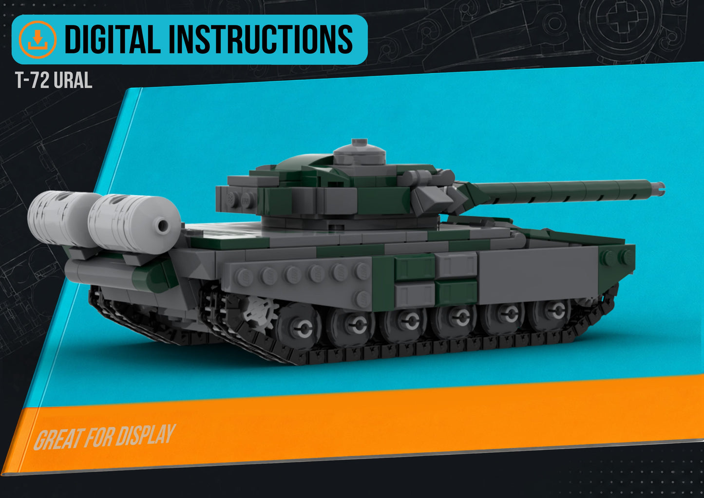 t-72B3 Ural - DIGITAL INSTRUCTIONS ONLY (No Physical Kit, No Bricks Included)