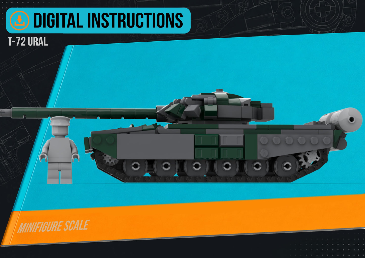 t-72B3 Ural - DIGITAL INSTRUCTIONS ONLY (No Physical Kit, No Bricks Included)