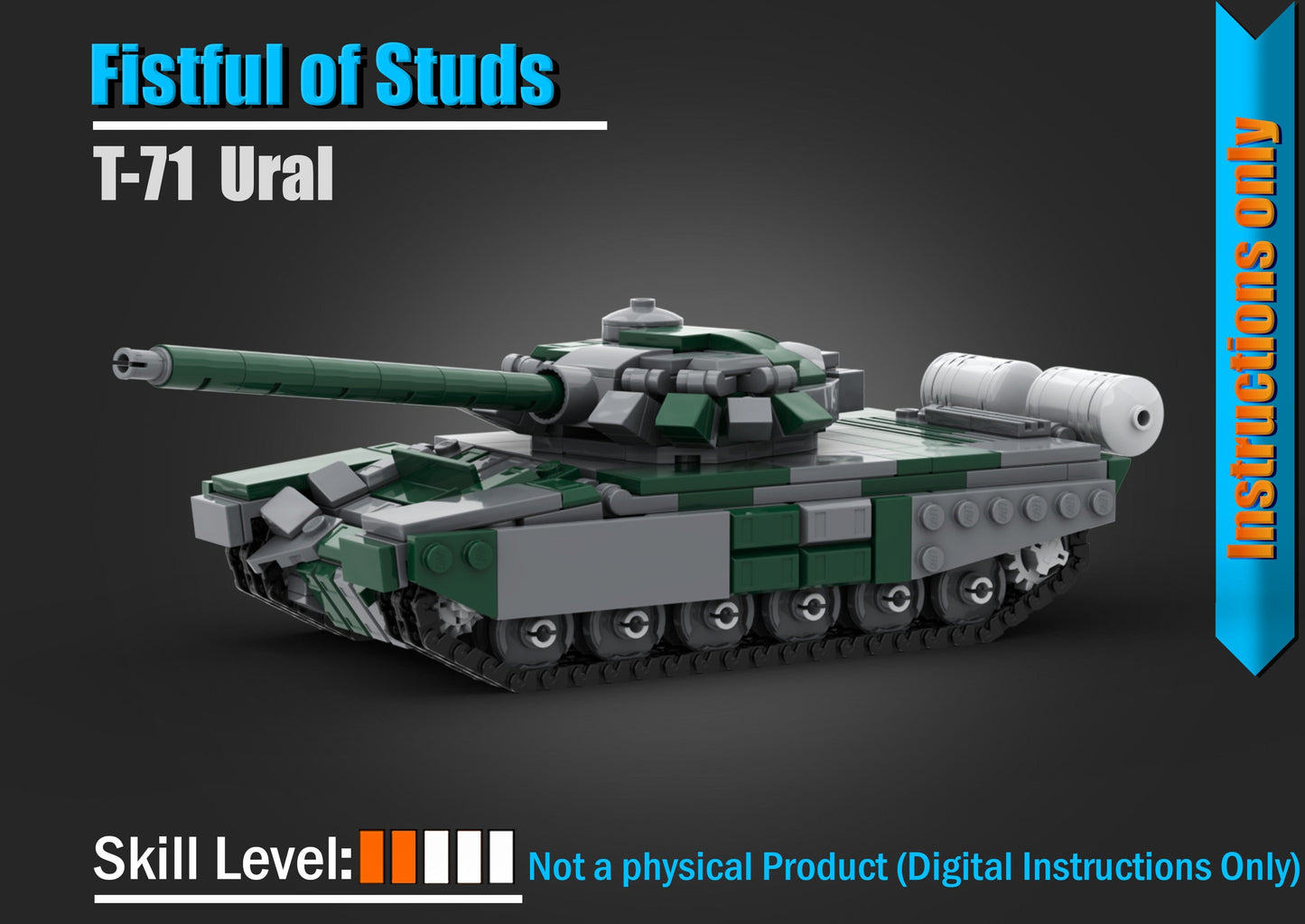 t-72B3 Ural - DIGITAL INSTRUCTIONS ONLY (No Physical Kit, No Bricks Included)