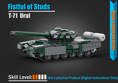 t-72B3 Ural - DIGITAL INSTRUCTIONS ONLY (No Physical Kit, No Bricks Included)
