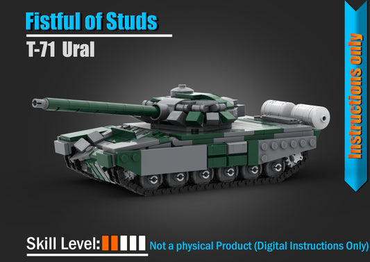 t-72B3 Ural - DIGITAL INSTRUCTIONS ONLY (No Physical Kit, No Bricks Included)
