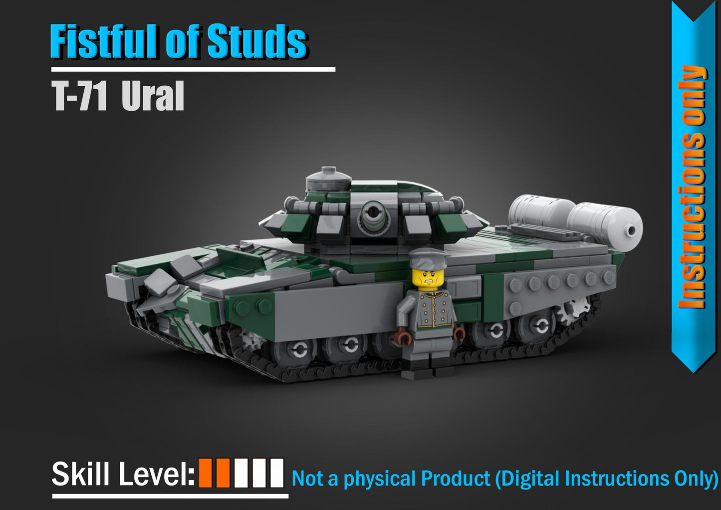 t-72B3 Ural - DIGITAL INSTRUCTIONS ONLY (No Physical Kit, No Bricks Included)